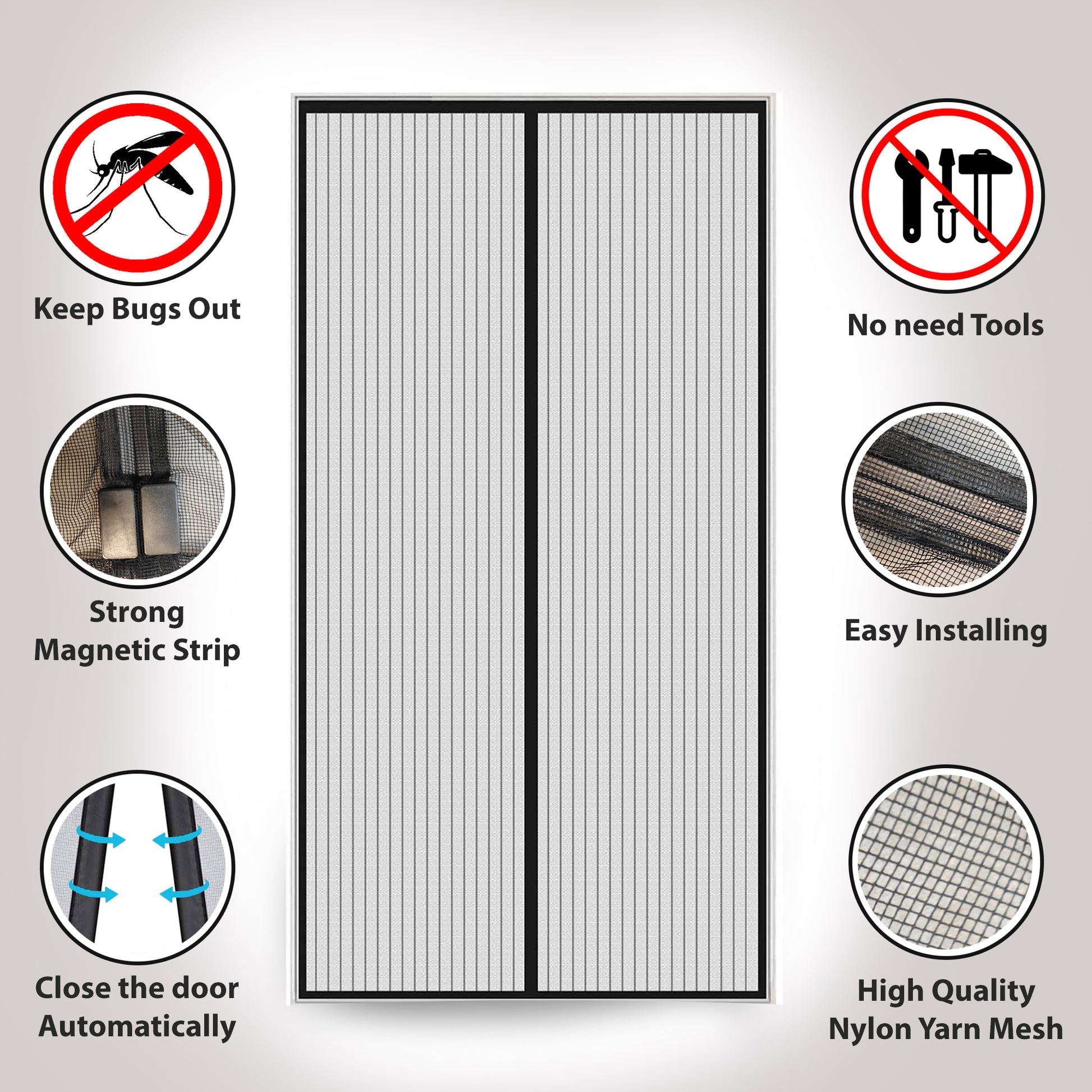 MeshGuard™ - Wire Mesh Screen Door [Last Day Discount]