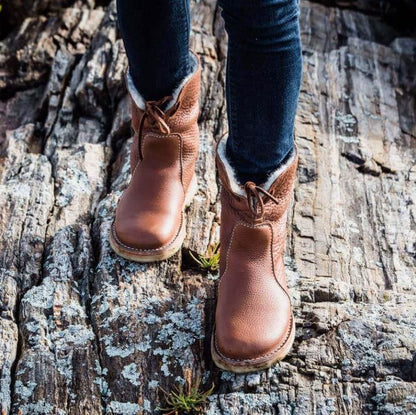 Gefutterte Damen- Winterstiefel