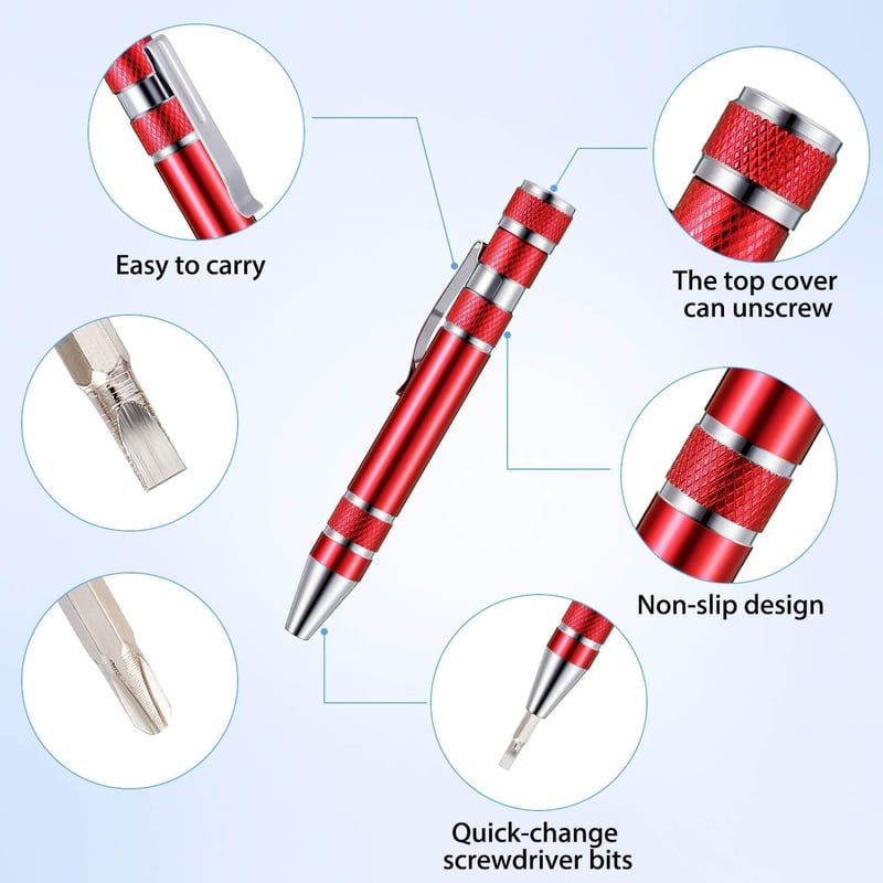 ScrewPen™ - 8 in 1 Mini-Stift-Schraubendreher [Letzter Tag Rabatt]