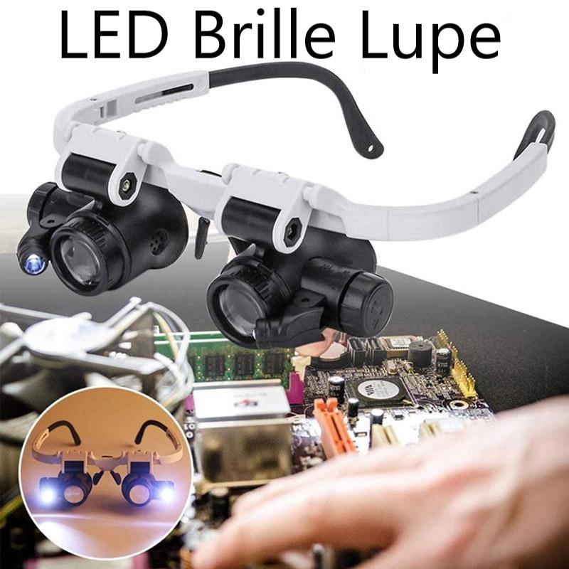 LupeLED - LED-Brille Vergrößerungsglas