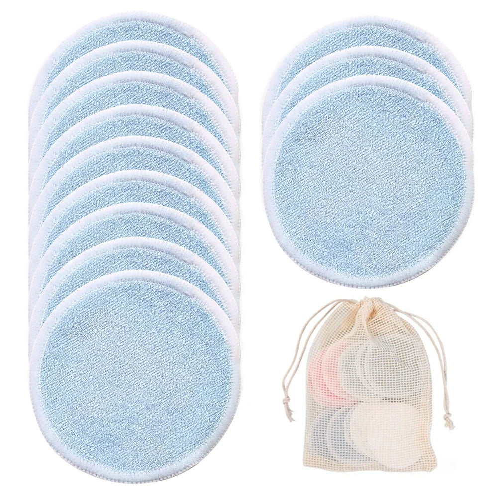 Wiederverwendbare Bambus-Make-up-Entferner Pads