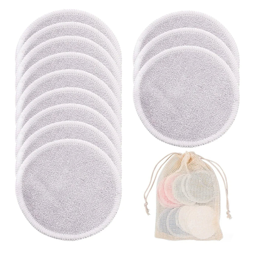 Wiederverwendbare Bambus-Make-up-Entferner Pads