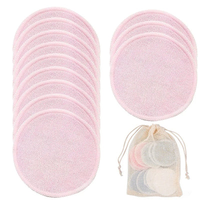 Wiederverwendbare Bambus-Make-up-Entferner Pads