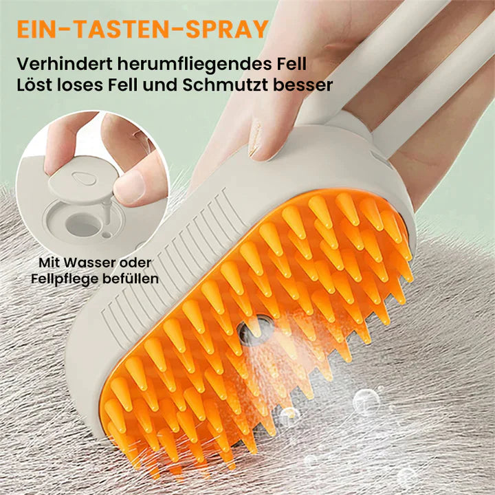 CozyComb - Massagekamm mit Spray für Haustiere