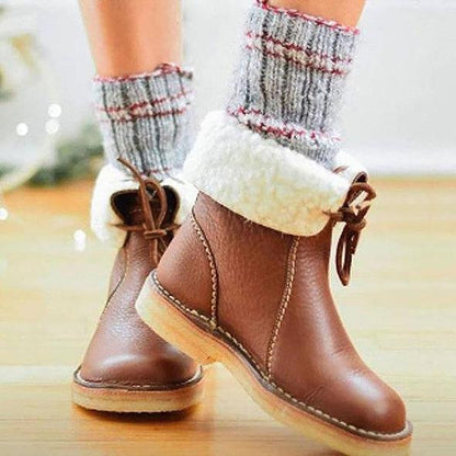 Gefutterte Damen- Winterstiefel