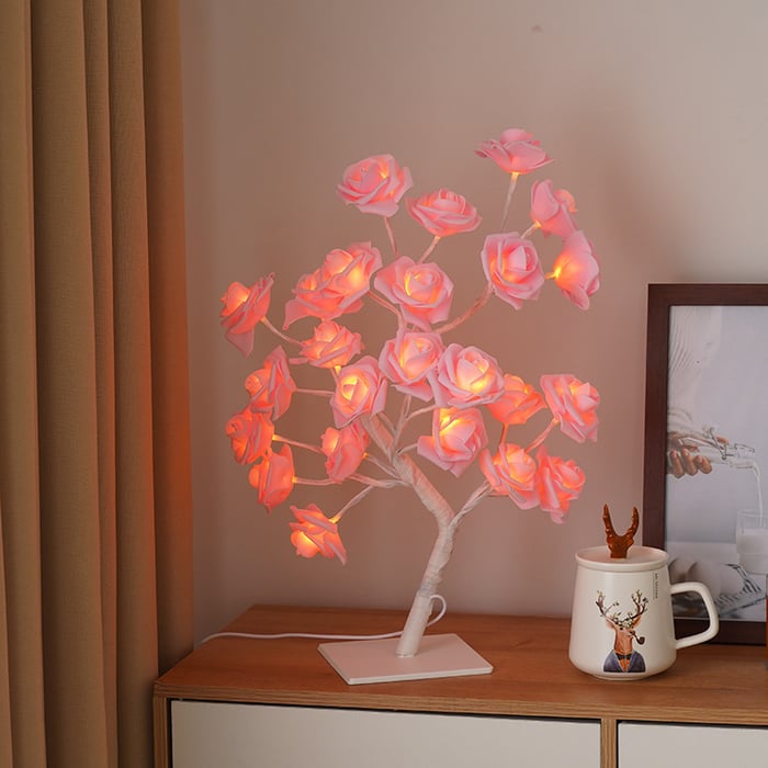 Roseglow™ - Lampe Rosenbaum für immer [Letzter Tag Rabatt]