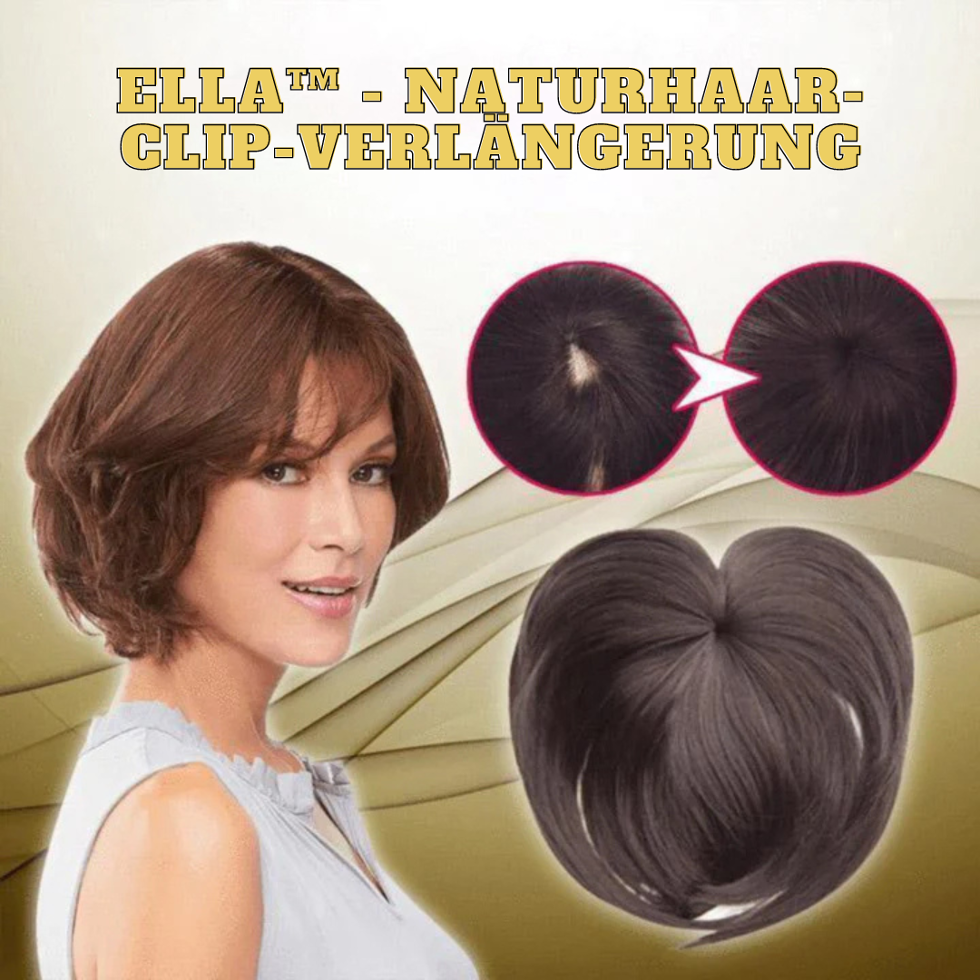 1+1 Gratis | Ella™️ - Naturhaar-Clip-Verlängerung [Letzter Tag Rabatt]