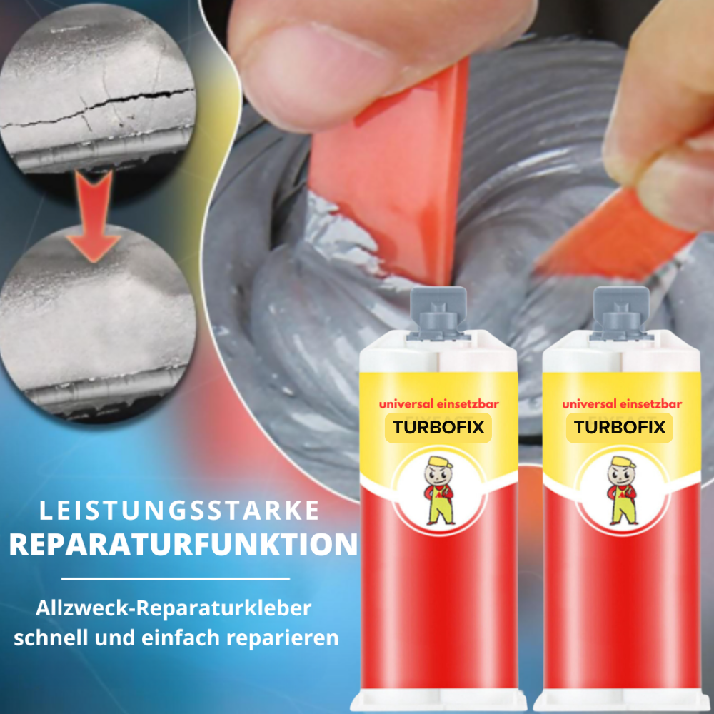 1+1 Gratis | TurboFix™ - Der schnelle und zuverlässige Reparaturklebstoff