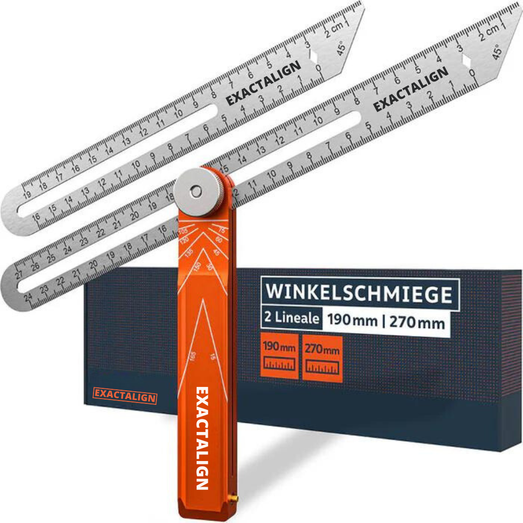 ExactAlign - Winkelschmiege mit zwei Linealen