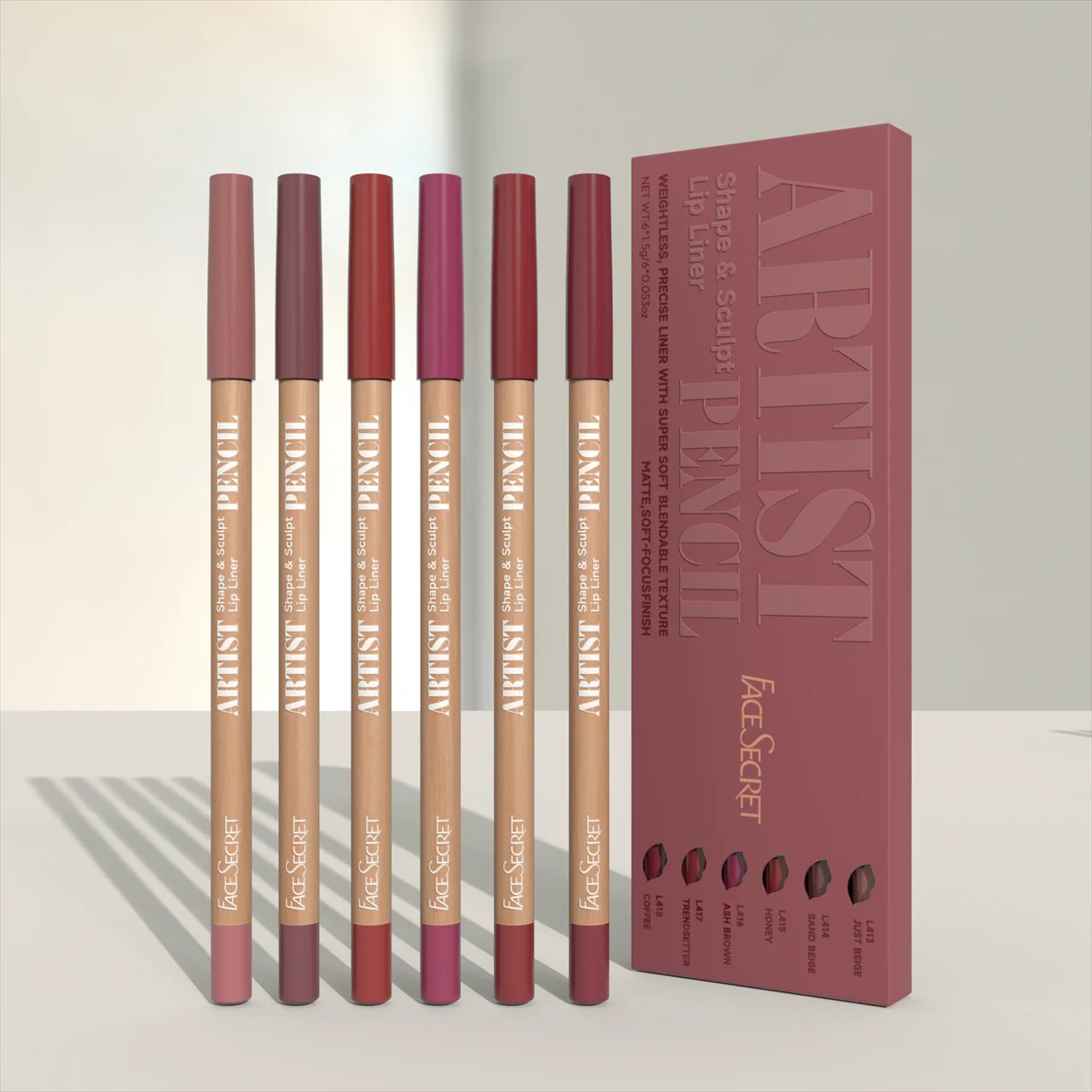 [Heißer Verkauf!] SweetSecret™ - Artist Shape Sculpt Lippenkonturenstift-Set