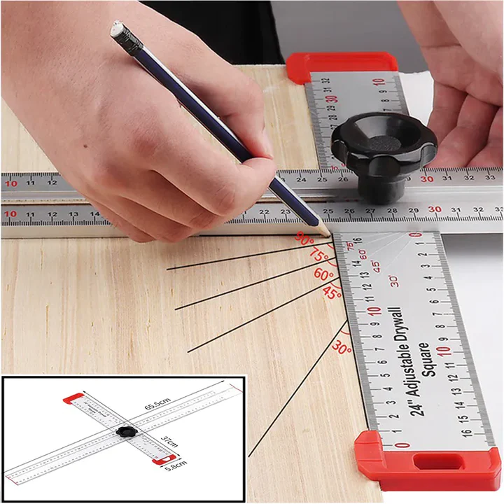 PerfectLinear™ - Adjustable T-Square Ruler [Last Day Discount]