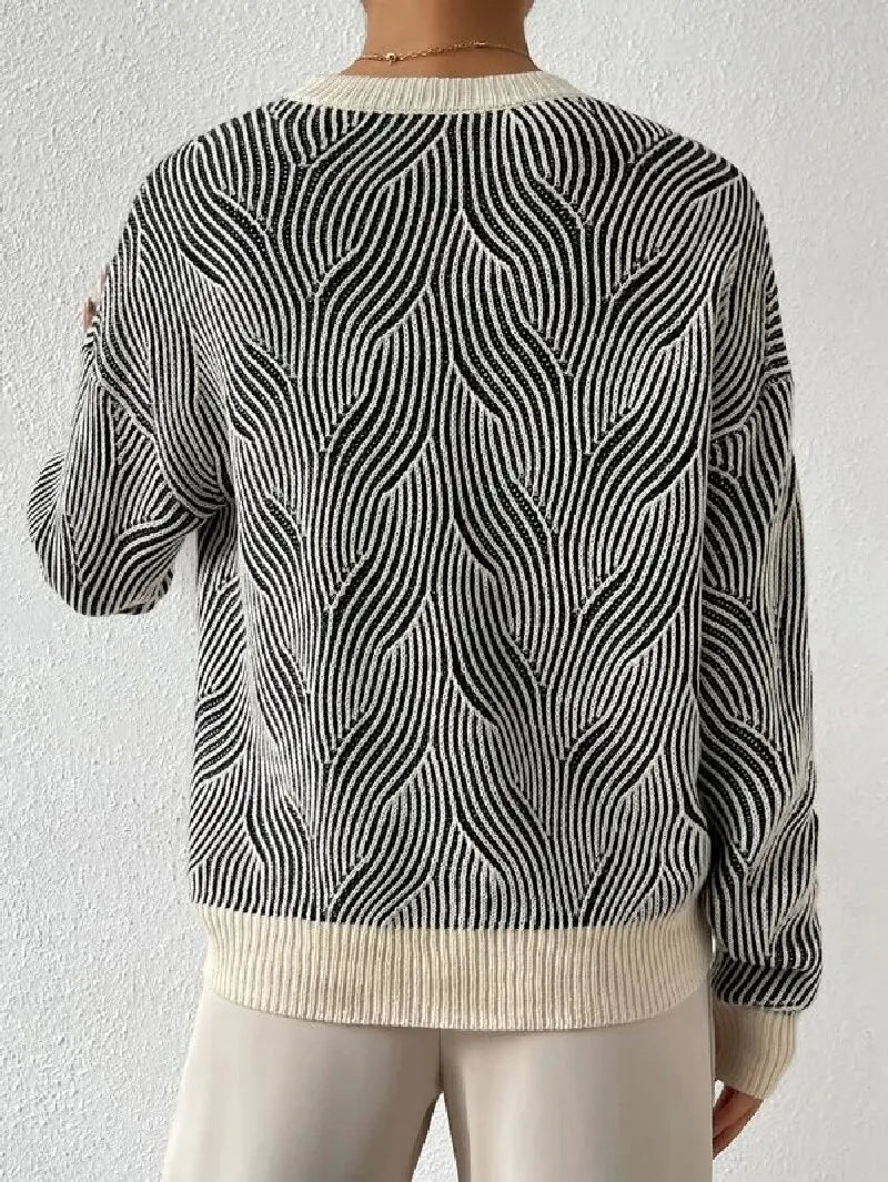 Pullover mit Zopfmuster