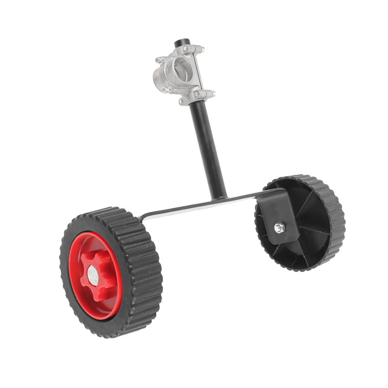 MähPro - Universally adjustable support wheel for precise, stable lawn cuts