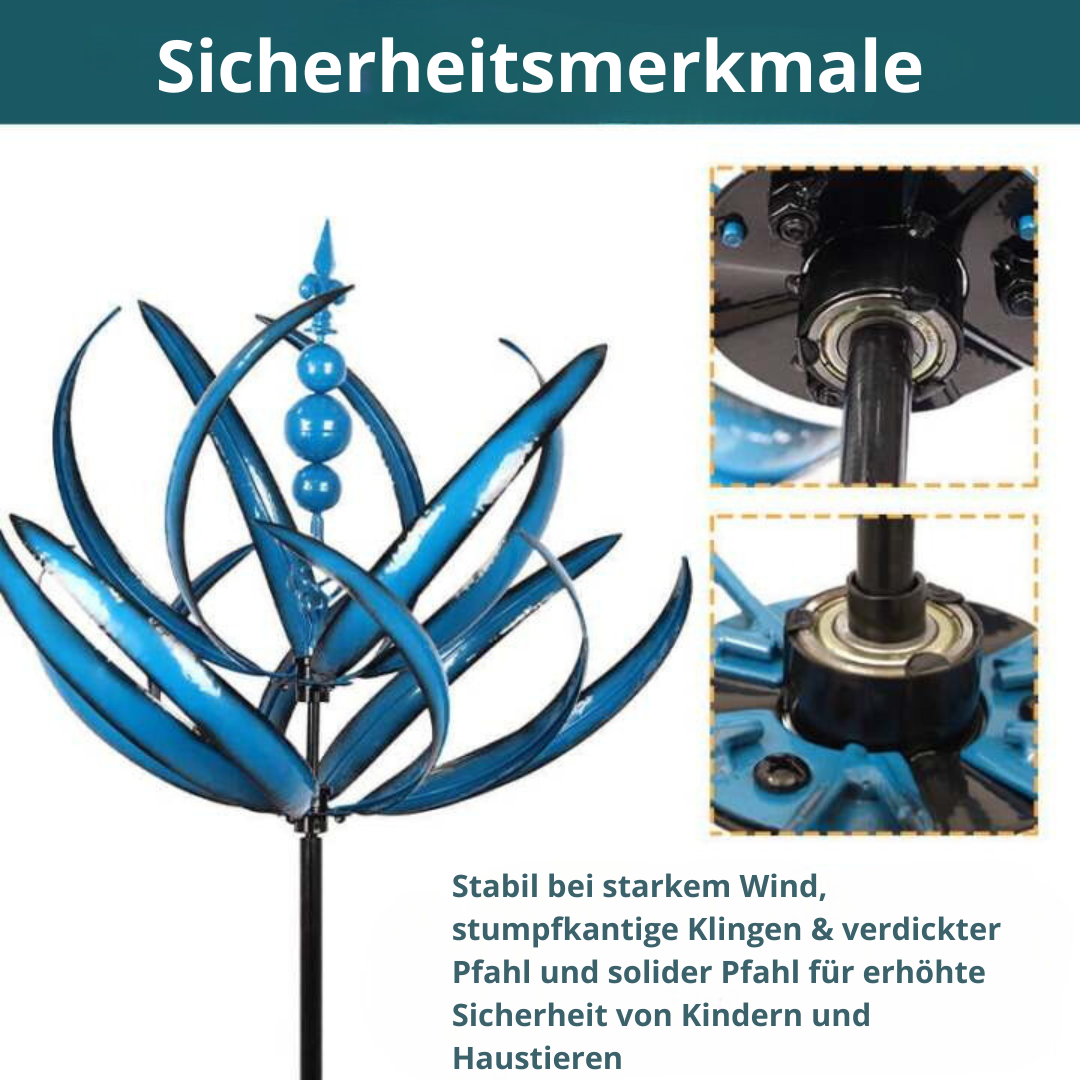 LotusSpinner™ - Erleben Sie die Pracht der Lotus-Wetterfahne