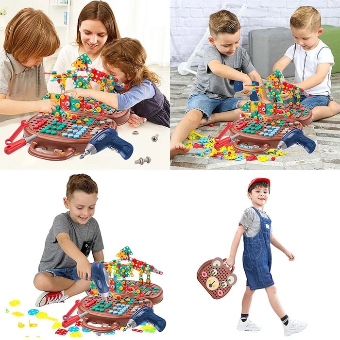 ToolTodd™ - Montessori Play Toolbox - Wecken Sie die Fantasie Ihres Kindes: Jenseits der Bildschirmzeit! [Letzter Tag Rabatt]
