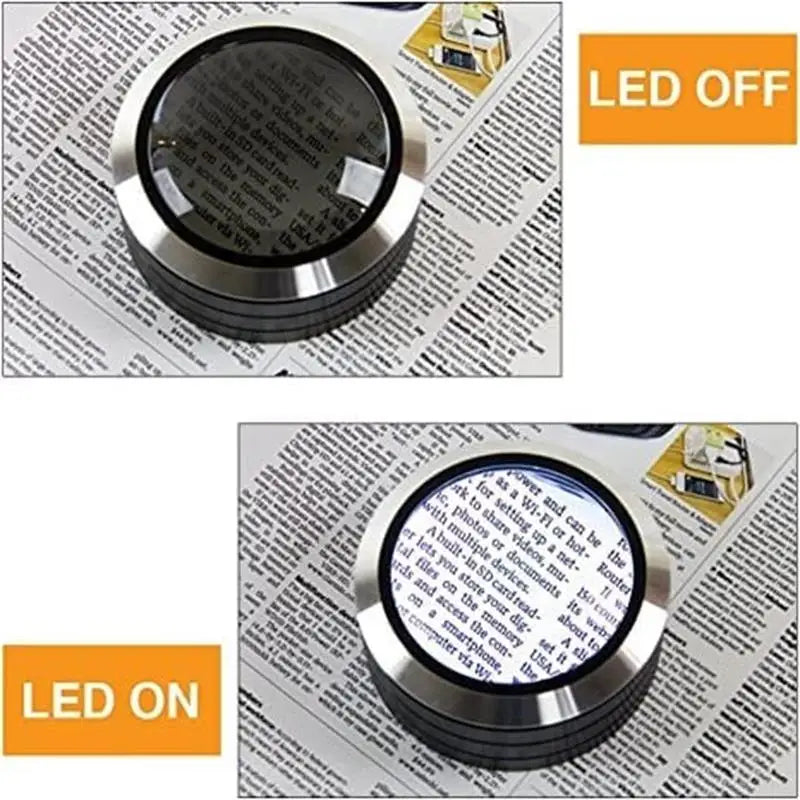 LEDLupe™ - LED Magnifying Glass - Perfect light and size for easy reading! [Last day discount] 