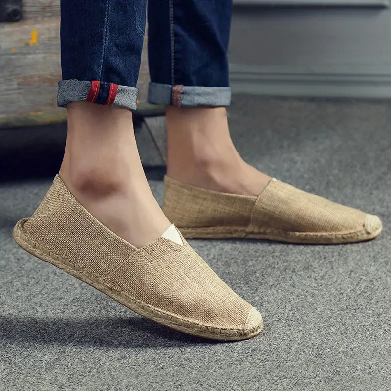 Loraine - Luftige Espadrille-Flats aus Segeltuch (Letzter Tag Rabatt)