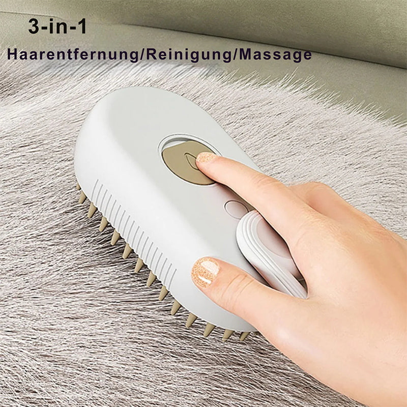 CozyComb - Massagekamm mit Spray für Haustiere