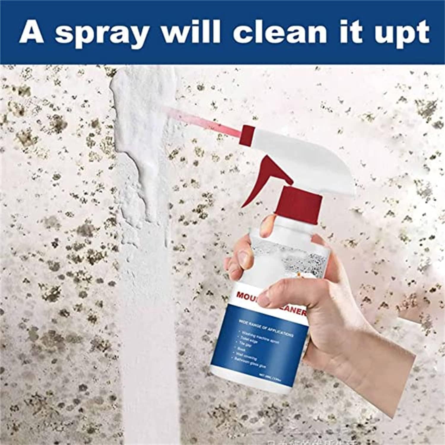 (1+1 Free) - ClearMazay™ - Mold Cleaner Foam Spray - Eliminate mold and stains like they weren't there! [Last Day Discount]