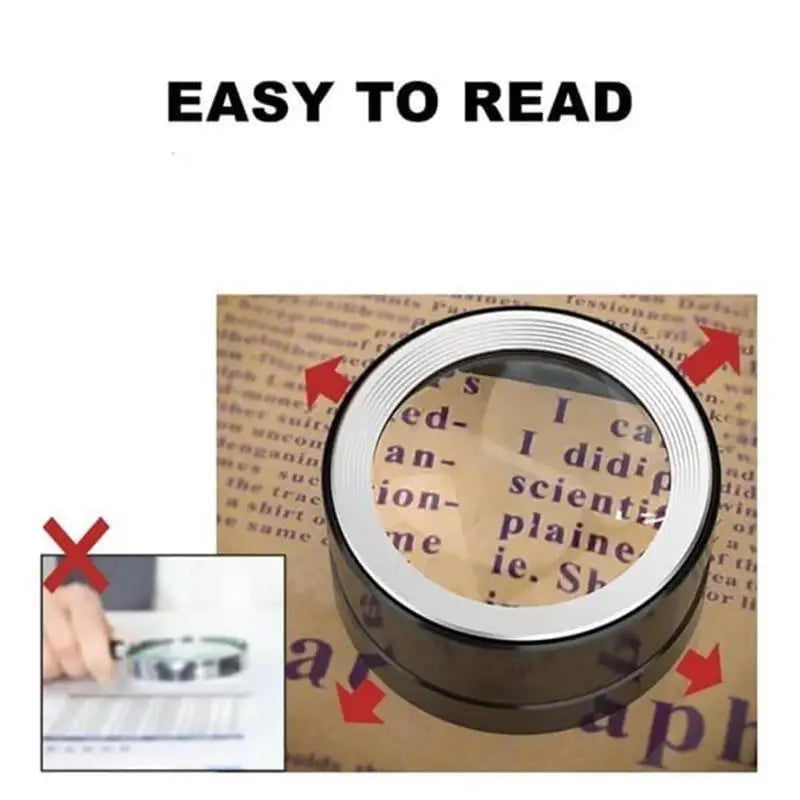 LEDLupe™ - LED Magnifying Glass - Perfect light and size for easy reading! [Last day discount] 