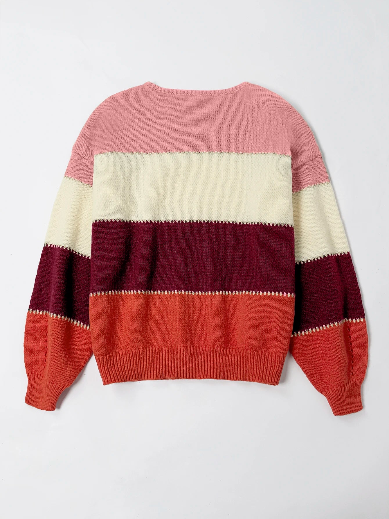 Patchwork-Strickpullover