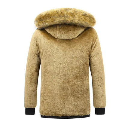 Warme Winterjacke mit Fleece-Futter