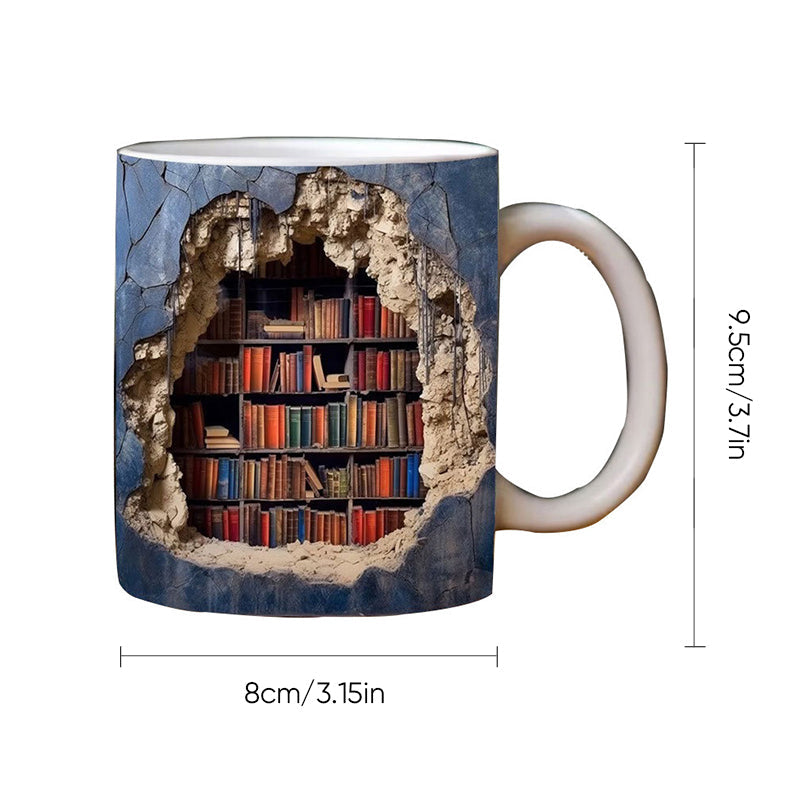 ArtisticSip™ - 3D Bücherregal Tasse [Letzter Tag Rabatt]