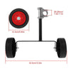 MähPro - Universally adjustable support wheel for precise, stable lawn cuts