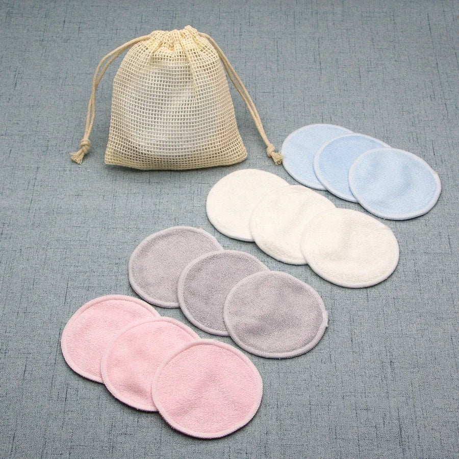 Wiederverwendbare Bambus-Make-up-Entferner Pads