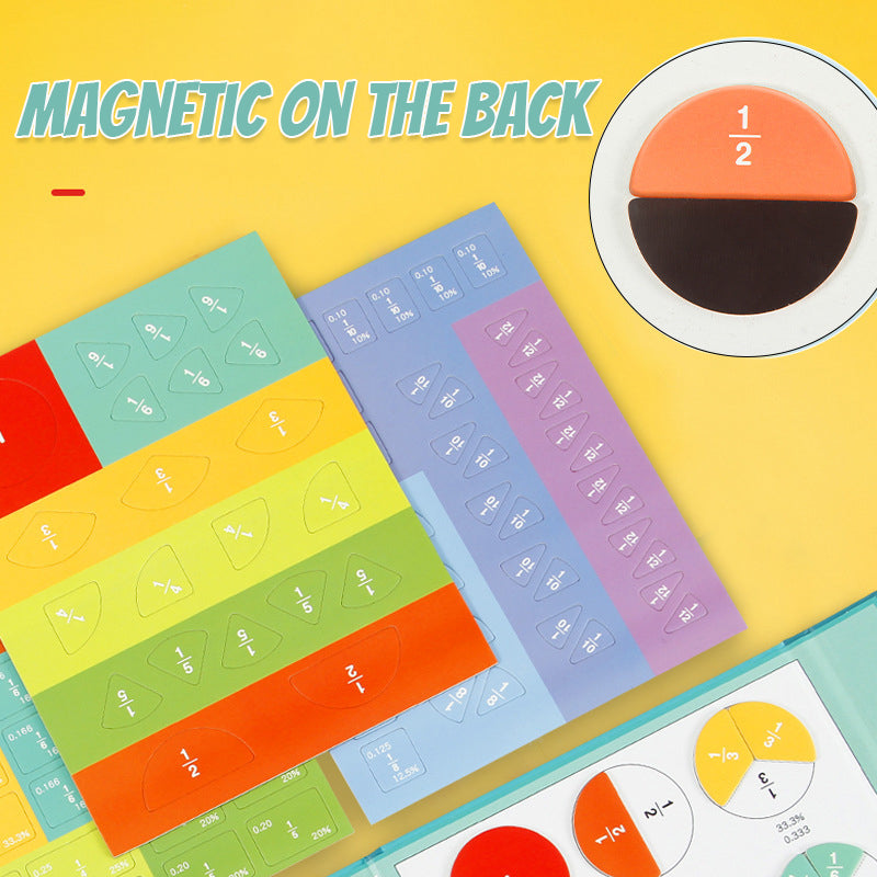 MatheKid™ - Magnetic Fraction Educational Puzzle - Lernen Sie Mathe auf spielerische Art! [Letzter Tag Rabatt]