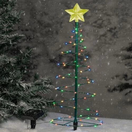 ChristmasBaum™ - Solar LED Metall Weihnachtsbaum mit Lichterkette [Letzter Tag Rabatt]