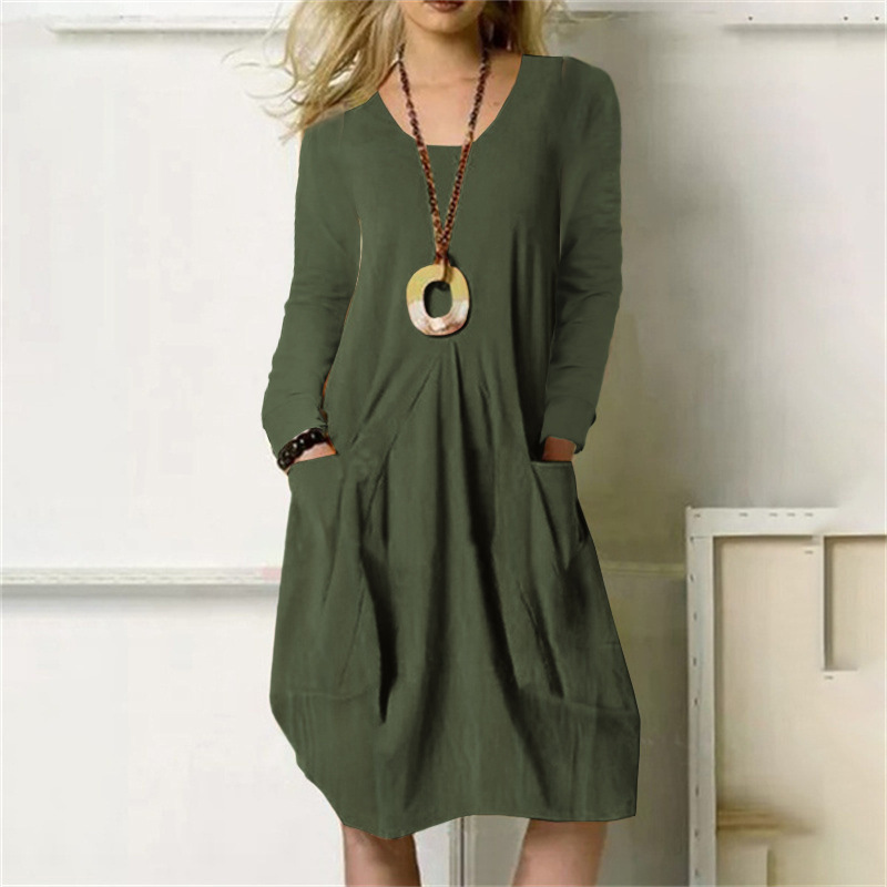 Rosalie™ - Airy Linen Summer Dress with Pockets [Last Day Discount]