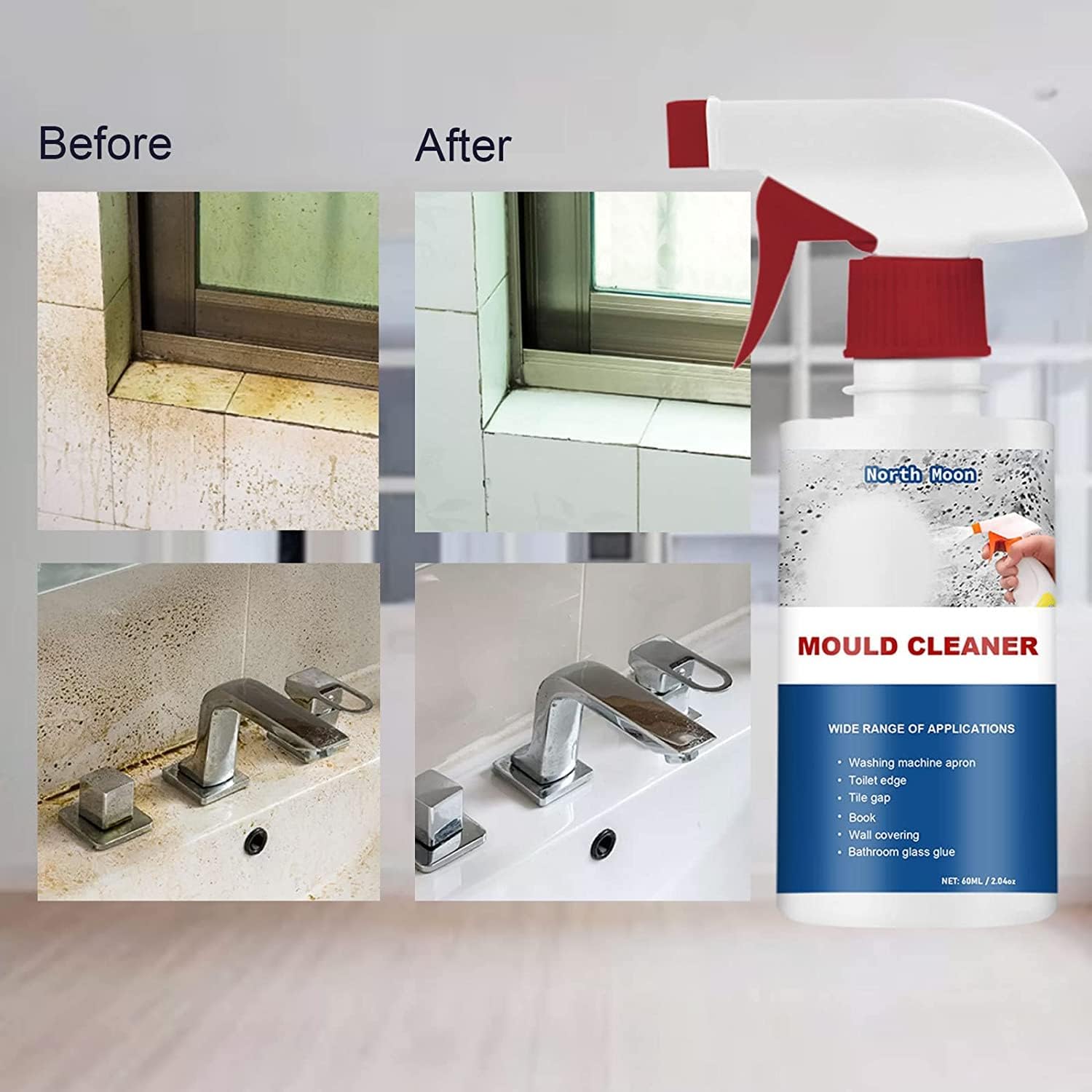 (1+1 Free) - ClearMazay™ - Mold Cleaner Foam Spray - Eliminate mold and stains like they weren't there! [Last Day Discount]