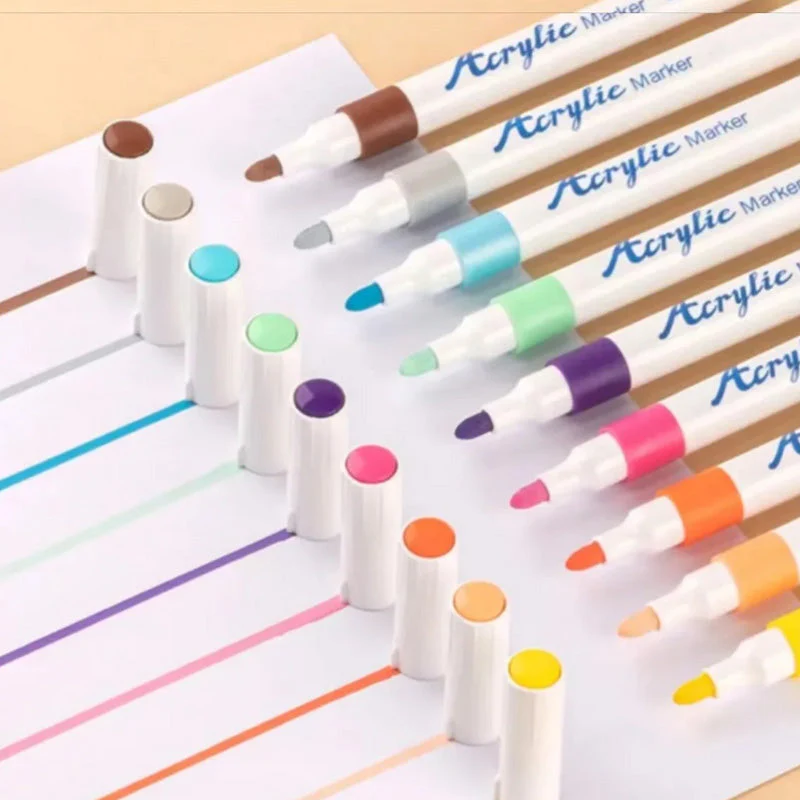 AcrylicMaster™ - Komplettes Acrylmarker-Set mit 24 Farben [Letzter Tag Rabatt]