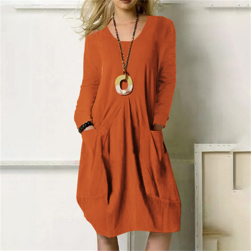 Rosalie™ - Airy Linen Summer Dress with Pockets [Last Day Discount]