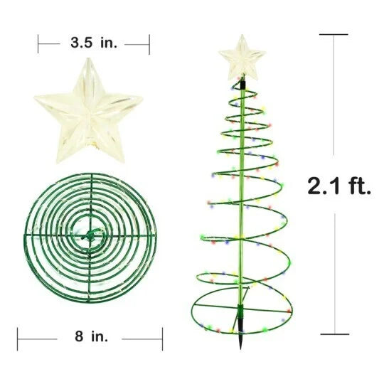 ChristmasBaum™ - Solar LED Metall Weihnachtsbaum mit Lichterkette [Letzter Tag Rabatt]