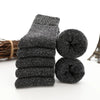 5 Paar Thermosocken aus dicker Wolle