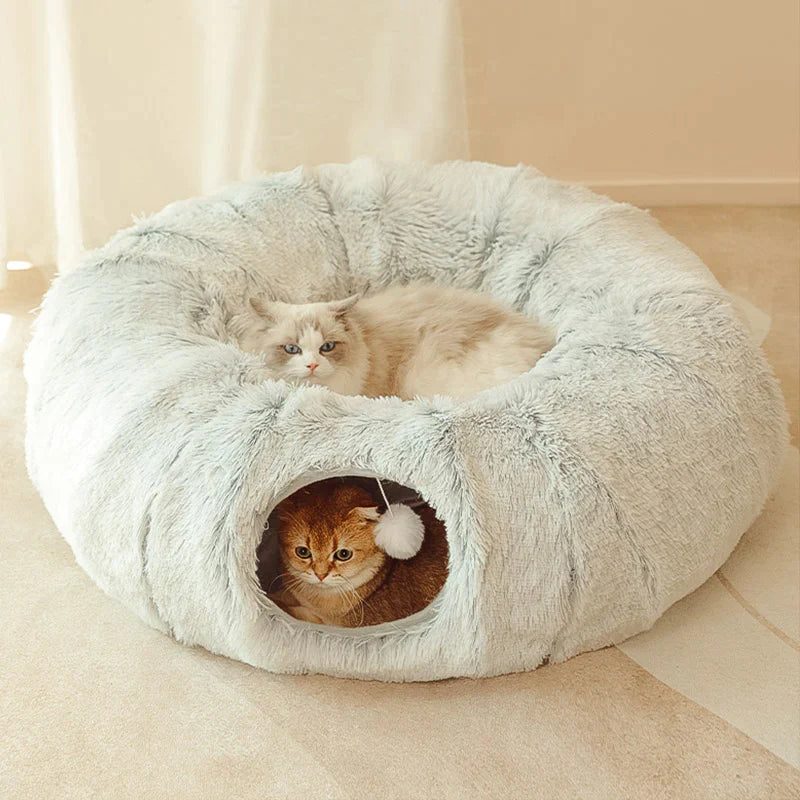 2-in-1 Rundes Katzenbett