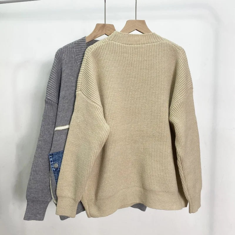 Maje V-Neck Pullover