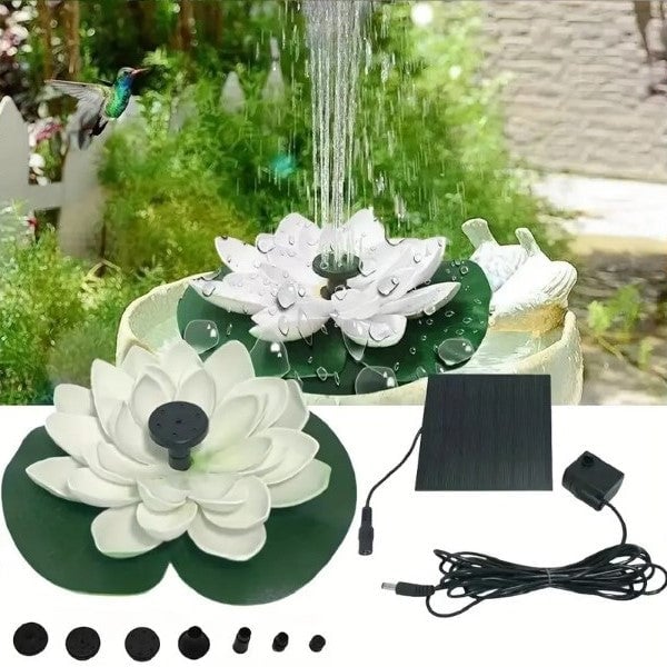 Lotusbeam Solar Lotus Fountain | BUY 1 GET 1 FREE (2PCS) 