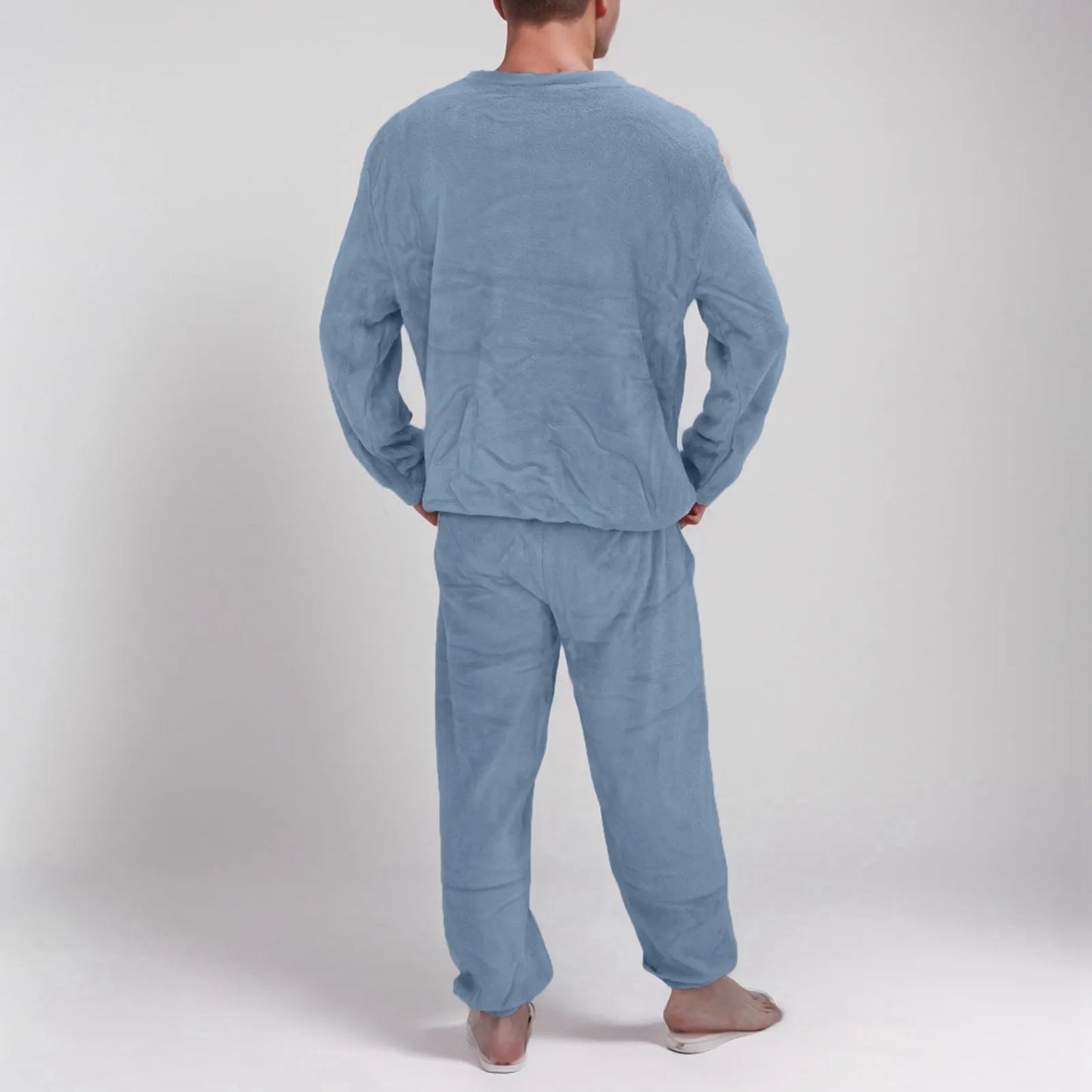 Flauschiger Herren Pyjama