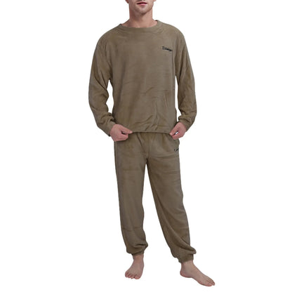 Flauschiger Herren Pyjama