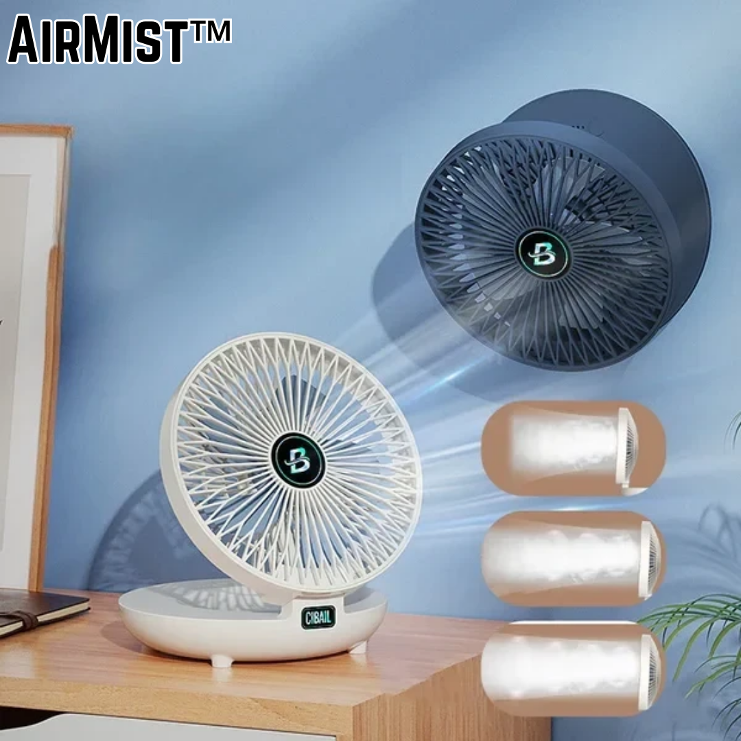 AirMist - Tragbarer intelligenter Ventilator AutoBuff - Auto-Polierer (Letzter Tag Rabatt)