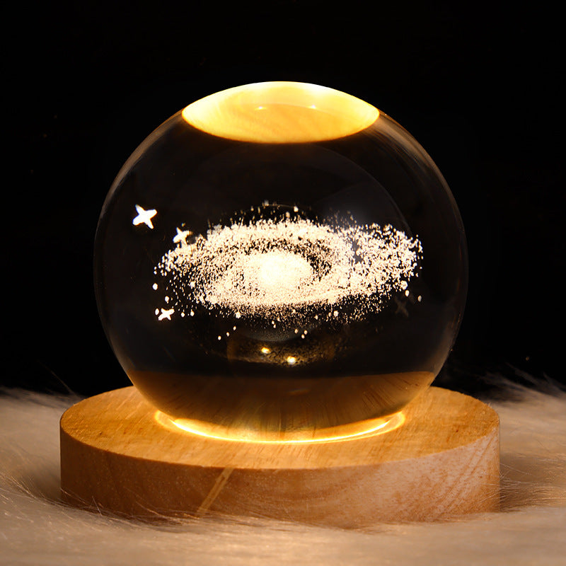 CelestialOrb™ - 3D Lampe Kristallkugel Nachtlampe Tischlampe [Letzter Tag Rabatt]