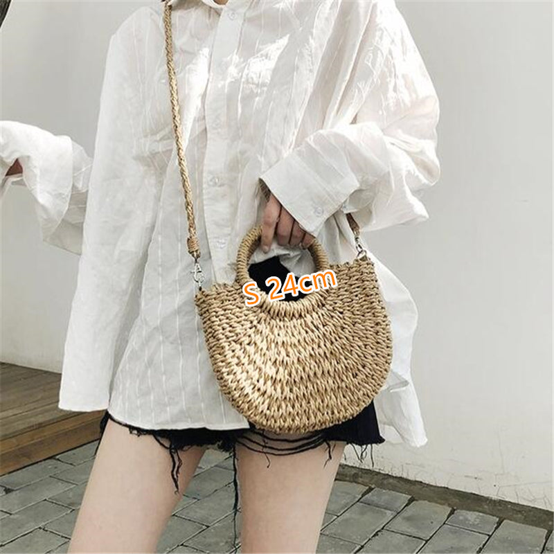 Manoula™ - Handmade moon shaped summer bag for summer [Last day discount]