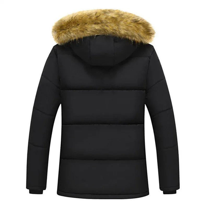 Warme Winterjacke mit Fleece-Futter