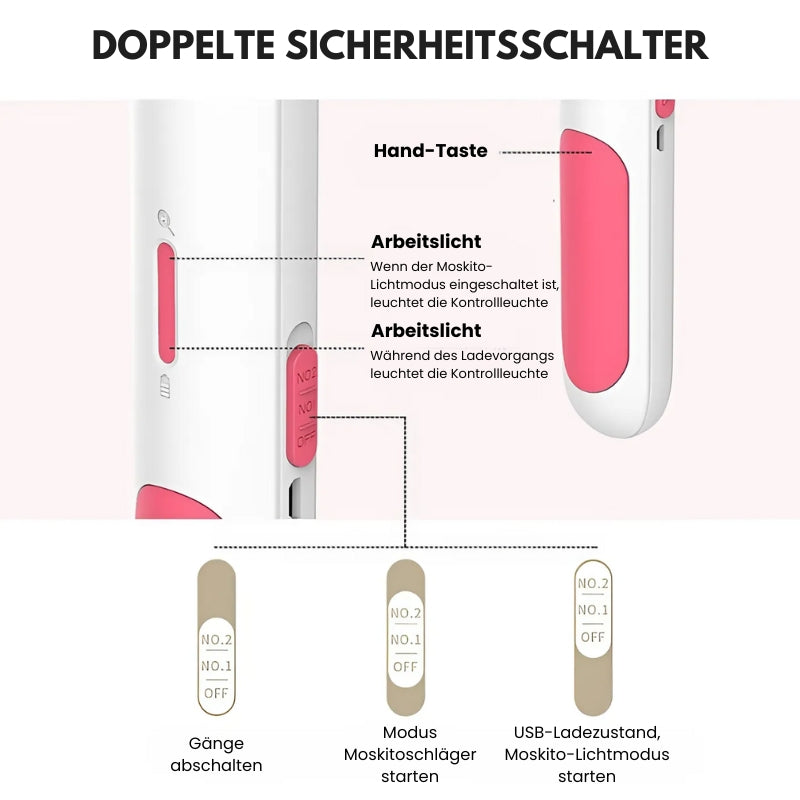 KillMosq™ - Effizienter elektrischer Fliegen- und Käferzapper-Schläger [Letzter Tag Rabatt]