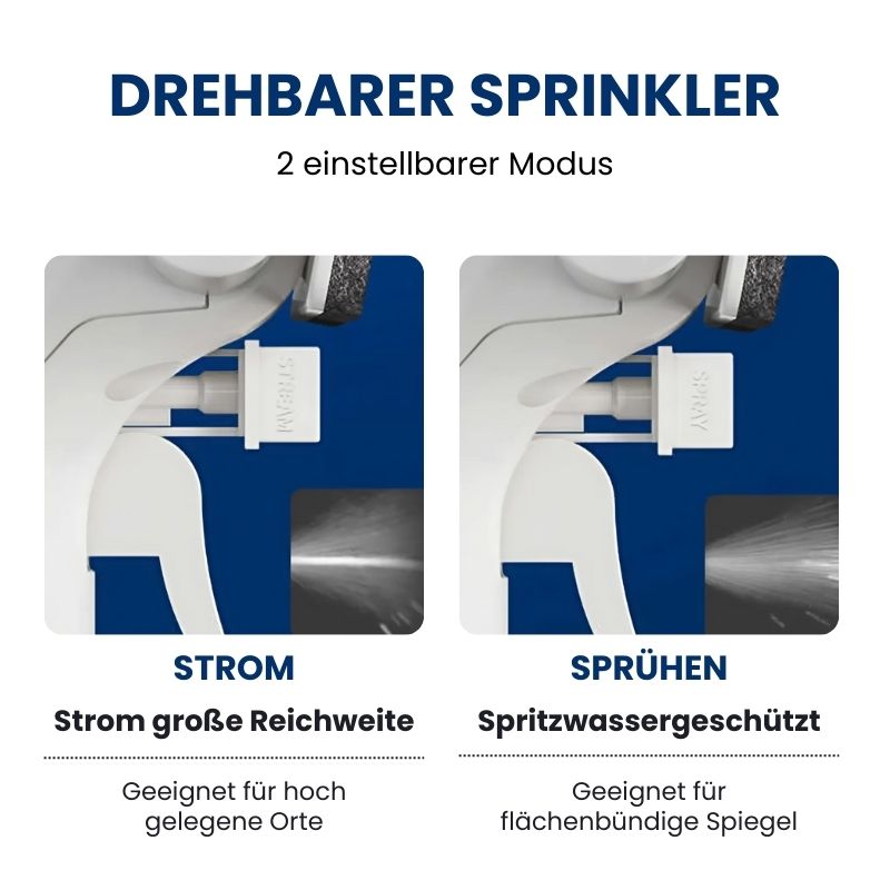 MultiClean - Effizienter 4 in 1 Fensterreiniger mit Sprühflasche und TPR-Schaber (Letzter Tag Rabatt)