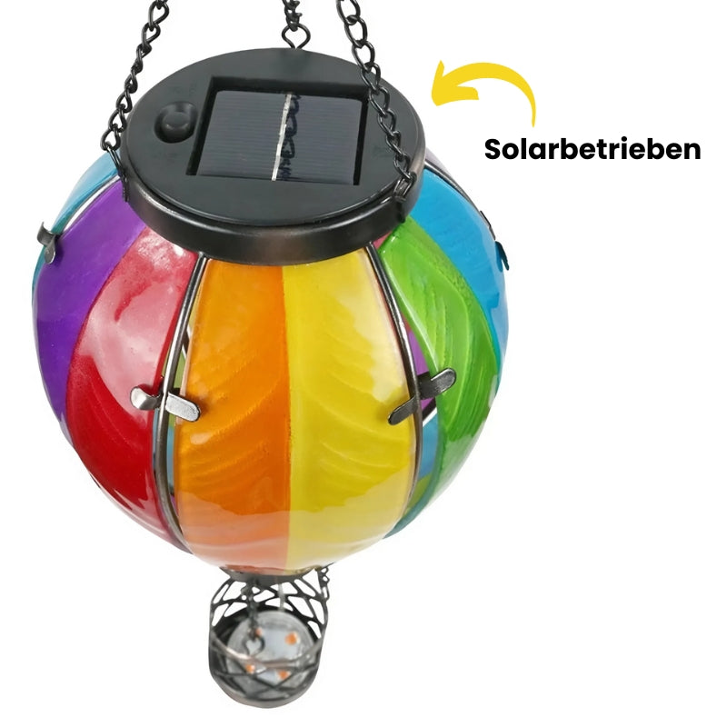 SolarLatern - Heißluftballon mit Flammeneffekt