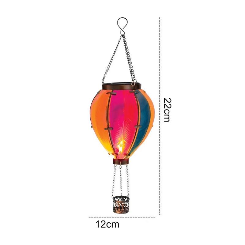 SolarLatern - Heißluftballon mit Flammeneffekt